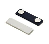 Magnetic Name Badge For Id, Staff, Visitors, Events, Jacket, Shirt, Business With Self Adhesive And Plastic Back - 45mm X 13mm