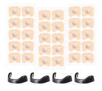 Magnetic Nasal Strips, 30 Patches Intake Breathing Nose Magnets Nose Magnet for Breathing Anti-Snoring Nasal Magnetic Strips Black Nose Clip Suitable for Family Travel, Business Trips and Cars