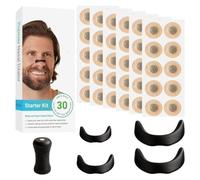Magnetic Nasal Strips for Breathing - 60pcs Anti Snoring Solution with Magnetic Nose Strips for Sleep Apnea & Snoring Relief | Nasal Strips for Clearer Airway & Comfortable Sleep (Black)
