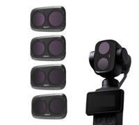 Magnetic ND ＆ CPL Filter Set for DJI Osmo Pocket 4 Pro, Black Mist GND8-GND16 Night Filter Kit Lens Optical Glass Accessories (4-Piece Set [ND8PL-ND16PL-ND32PL-ND64PL])