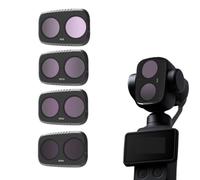 Magnetic ND ＆ CPL Filter Set for DJI Osmo Pocket 4 Pro, Black Mist GND8-GND16 Night Filter Kit Lens Optical Glass Accessories (4-Piece Set [ND8-ND16-ND32-ND64])