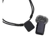 Magnetic Neck Mount Bracket, Compatible with Insta360 Mic Pro I Microphone, Invisible Mic Holder, Microphone Fixing Stand for Vlog Interview Voice Recording