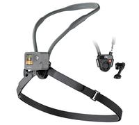 Magnetic Neck Mount for Gopro Hero 13/12/11 with Chest Strap,Quick Release Chest Mount for DJI Osmo Action 6/5 Pro/4/3 & Insta 360 Ace Pro/Pro 2,Magnetic POV Sports Camera Holder Adapter for Vlogging