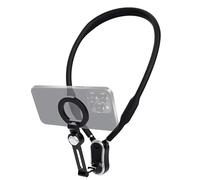 Magnetic Neck Phone Holder, Chest Mount 4 in 1 POV Shots Cell Phone and Action Camera Stand, Hands Free 360°Adjustable Magnetic Mount, for iPhone 16 15 14 13 12 Android GoPro DJI