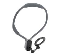 Magnetic Neck Phone Mount Arrow Storage Case Adjustable Holder for Video Recording for Content Creators Silicone Durable 1 Unit (Gray)