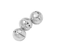 Magnetic Necklace Clasps 18K Gold Plated Ball Shape Magnetic Clasps,Brass Magnet End Clasp Connectors for Jewelry Making DIY Bracelet(White,4pcs)