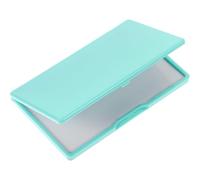 Magnetic Needle Case for Sewing, Slim Line Pin Holder Box with Secure Lid, Portable Storage for Needles, Pins, Beads & Small Metal Objects, Travel Friendly Organizer (Green, 11x6.6cm)