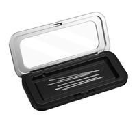 Magnetic Needle Holder Case, Magnetic Needle Case with Clear Acrylic Lid, Secure and Visible Sewing Pin Holder for Sewing, Quilting(Large)