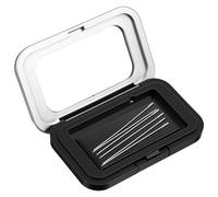 Magnetic Needle Holder, Magnetic Needle Case with Clear Acrylic Lid, Secure and Visible Sewing Pin Holder for Sewing, Quilting(Small)