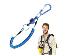 Magnetic Net Hook | Rod Leash | Carabiner for Tools with Retractable Non-Slip Lanyard with Quick Release for Ice and Lake