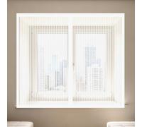 Magnetic Net Window 60 x 100 cm Keep Fly Mosquito Out No Drilling Fly Screen for Windows Custom Size for Living Room Bedroom Offfice, White
