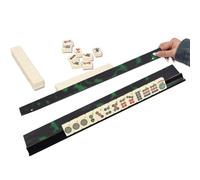 Magnetic Non-slip Turtle Pushers & Brackets | Mahjong Tile Pusher & Holder Combo - For Game Party, Club, Family Gathering, Senior Centers, Travel & Home