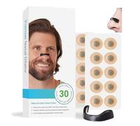 Magnetic Nose Strip 30 pcs, Breathing Nose Magnets for Breathe Better - Good Sleeping Nasal Pads