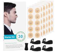 Magnetic Nose Strip, 30Pairs Nose Magnet for Breathing, Reduce Snoring Better Sleep Magnetic Nasal Strips, Sweat Resistant, Skin Friendly Nose Magnets (34)