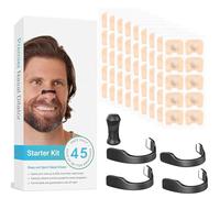 Magnetic Nose Strip, Anti Snoring Devices Magnetic Nasal Strips 90PCS, Skin-Safe Breathe Right Nasal Strips with 4PCS Various Size Bands for Different Noses,Snoring Aids for Men and Women