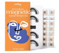 Magnetic Nose Strip Breathing 60pc Magnetic Nasal Strips Nose Strips Nose Magnet for Breathing Anti Snoring Devices - Snoring Aid Skin Friendly Nose Magnets (UK Brand)