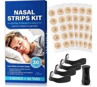 Magnetic Nose Strip for Breathing (60 PCS -1 Month Supply) Magnetic Nasal Strips to Improve Airflow Nose Magnet for Comfortable Breathing
