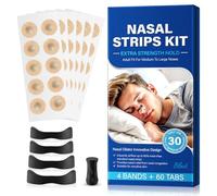 Magnetic Nose Strips 60 Count Magnetic Nasal Strips Nose Magnet for Breathing Anti Snoring Devices - Reduce Snoring, Improve Sleep Quality Skin Friendly