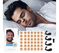 Magnetic Nose Strips, 60 Pcs Snoring Aids for Men & Women | Anti-Snoring Devices with Nose Breathing Strips Magnet | Drug-Free Snore Stopper & Nasal Dilators for Quiet Sleep