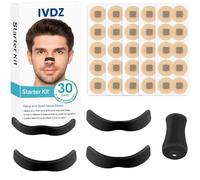 Magnetic Nose Strips for Breathing (60 Pcs) - Anti Snoring Aids for Men & Women, Nasal Strips to Reduce Snoring, Improve Sleep Quality, Comfortable Non-Invasive Snore Relief Device