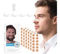 Magnetic Nose Strips for Snoring Relief - 60 Pack Anti-Snore Aids for Men and Women with Nasal Dilators - Drug-Free Snore Stopper Breathing Support Anti-Snoring Devices for Comfortable Sleep