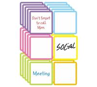 Magnetic Note Pad for Fridge - Fridge Notepad with Magnet, Erasable Sticky Notes for Locker | Reusable Sticker Message Shopping Notepad Decoration| Notepads Decoration fôr Home Kitchen Locker