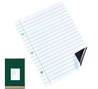 Magnetic Notebook Paper for Classroom Lined Erasable Teaching Notepad Paper
