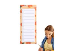 Magnetic Notepads - Fruit Theme Tear-Off Notepad | 50 Pages Shopping List