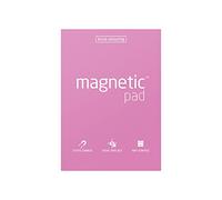 Magnetic Notes Pad Tesla Amazing A3 Size - Pink, 50 Sheets, Sticks on Any Surface