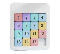 Magnetic Number Slide Puzzle, Number Slide Puzzle Brain Teaser IQ Game, Digital Huarong Road, Logic-Based Number Maze for Focus and Relaxation, Educational Toys for Kids and Adults (B)