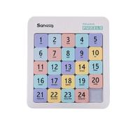 Magnetic Number Sliding Puzzle, Macaron Color Puzzles Magnetic Sliding Number a Puzzle Improve For Effectively Concentration
