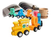 Magnetic Number Train - 17x9.5x12cm ABS Learning Toy Set Early Education Blocks Building STEM Fine Motor Skill Educational Playset For Kids Boys Girls 1-6 | Children Numbers Skills Booster Parents