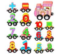 Magnetic Number Train Set - Sensory Math Learning Educational Playset for, Number Matching and Color Sorting Toy Early Stem Education, Classroom Activity, 14.57 Inch