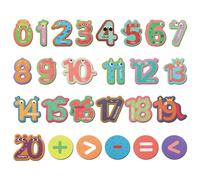 Magnetic Numbers, 26 Fridge Magnets for Kids, Educational Fridge Magnets Toy for Learning Math, Counting and Number Recognition for Toddlers and Preschoolers
