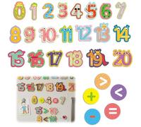 Magnetic Numbers for Kids, 26 PCS Fridge Magnets for Kids Learning Math, Counting & Number Recognition, Educational Kids Magnets for Refrigerator, Whiteboard & Classroom