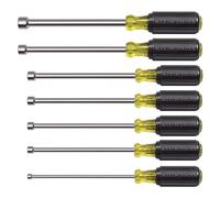 Magnetic Nut Driver Set, 15 cm Shafts, 7-Piece Klein Tools 647M, Silver
