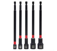 Magnetic Nut Driver Set 6 Inch Socket Adapter Kit with Storage Bag 6mm 8mm 10mm 12mm 14mm Long Hex Socket Driver Drill Auto Repair Home Projects (10mm)