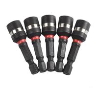 Magnetic Nut Screwdriver Socket Bits For Power Drills With Hex Shank Adapter To Hold Nuts Firmly And Support Various Applications
