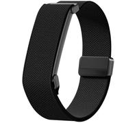 Magnetic Nylon Band Compatible with Google Fitbit Air Active Band, 20g Featherlight Sport Strap with Quick-Adjust Magnetic Clasp for Men Women, Breathable Moisture-Wicking Wristband Replacement (Black