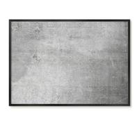 Magnetic Office Notice Board 70x50 Concrete Pattern Black Border