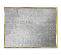 Magnetic Office Notice Board 80x60 Concrete Pattern Gold Border