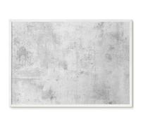 Magnetic Office Schedule Board 70x50 Raw Concrete White Border