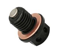 Magnetic Oil Drain Plug Bolt M12xP1 5 Compatible With CR125 CR250 250R CRF250R XR250 XR600R XR650L CBR1000RR Motorcycle Engine Oil Pan Screw(Black)