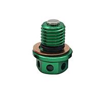 Magnetic Oil Drain Plug Bolt M12xP1 5 Compatible With YZF R25 MT 03 MT 25 YZF R3 YZ250 YZ250X XT250X WR250R WR250X Serow 250 Motorcycle Engine Oil Pan Screw(Green)