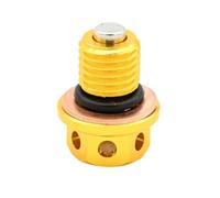 Magnetic Oil Drain Plug Bolt Screw M12xP1. 5 Compatible with Compatible Motorcycle Models Including MT YZ250 YZ250X XT250X WR250R WR250X YZF-R25 YZF-R3 And Similar Bikes(Gold)