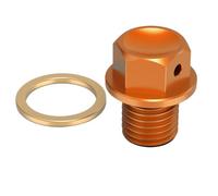 Magnetic Oil Drain Plug Screw M12xP1.5 Compatible With Automotive Motorcycle Parts EXC 300 2000 2023 EXC 250 EXCF 350 EXC 450 SXF 250 SXF 450 XCW 300 SX 125(Orange)