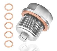 Magnetic Oil Drain Plug, Stainless Steel Sump Drain Nut Bolt (M16x1.5)