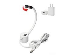 Magnetic Optical Guide for Sewing Machine, Adjustable Dot/Line/Crosshair Projection with 360° Gooseneck & USB - for Quilting & Embroidery (Red-dot Style, Adjustable Brightness)