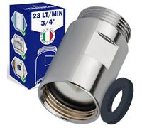 Magnetic Oust Descaler for Dishwashers and Washing Machines Connection 3/4" Flow Rate 23 lt/min - MADE IN ITALY - MONTERAL