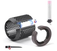 Magnetic Outer Filter Cover Compatible with Dyson Airwrap HS01 HS05 Hair Styler Filter Cage Replacement Parts With Filter Cleaning Brush